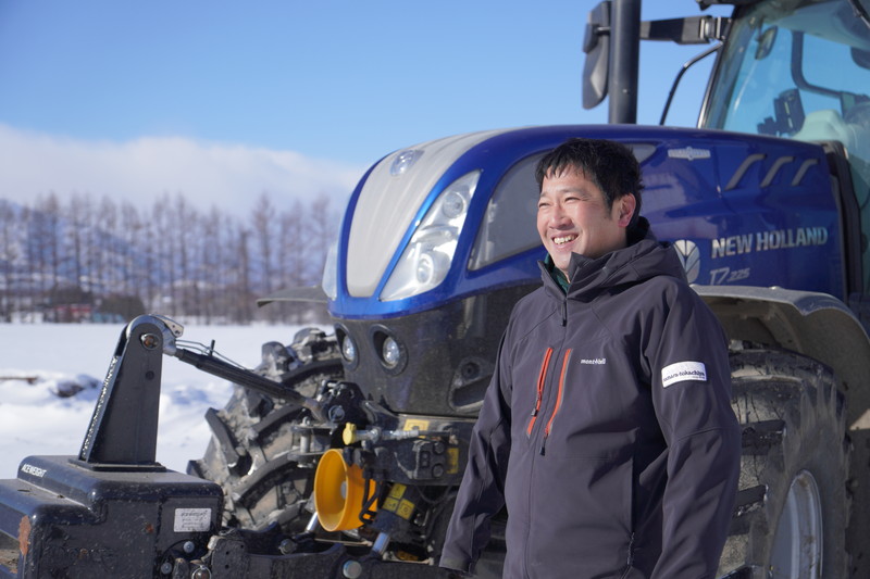 日本ニューホランドのお客さま畑作農家さんお写真