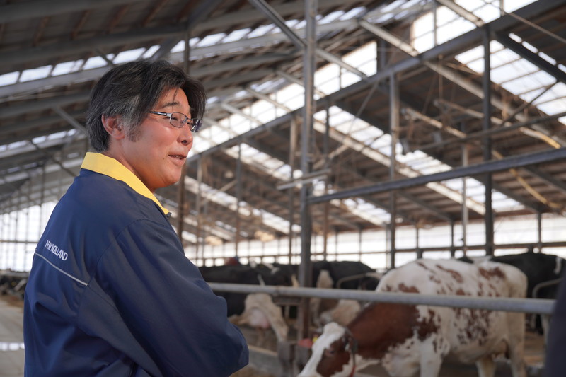 日本ニューホランドのお客さま酪農家さんお写真