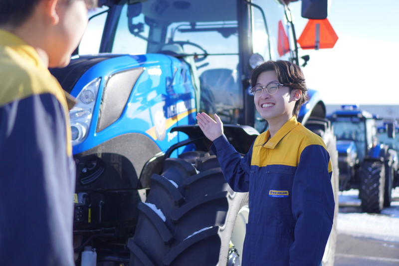 日本ニューホランドの整備職（テクニカルアドバイザー）